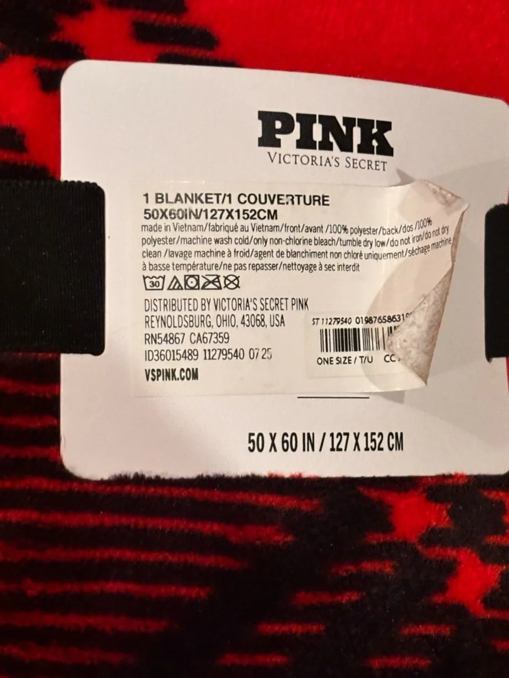 PINK Victoria’s Secret Cozy Plush Blanket